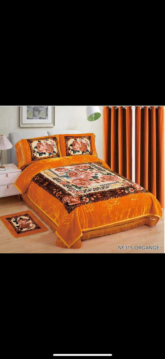 7pcs Luxurious Blanket Set