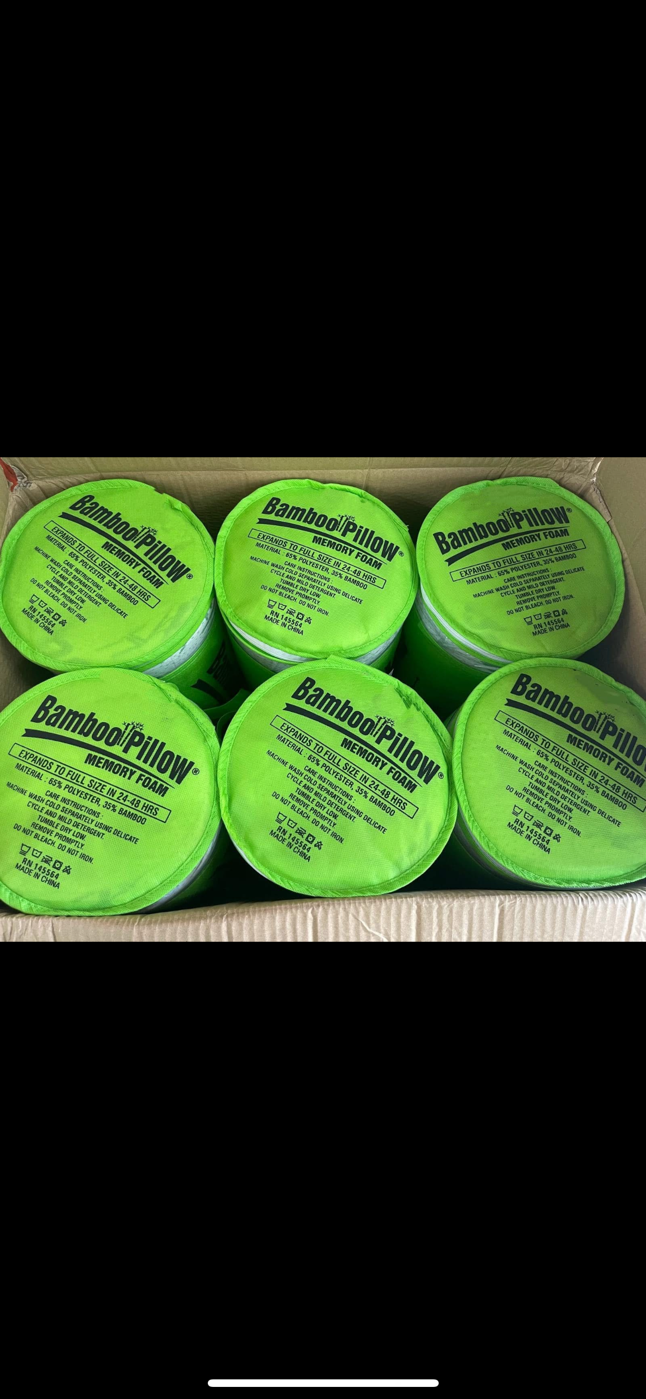 1pc Bamboo Pillow King Size
