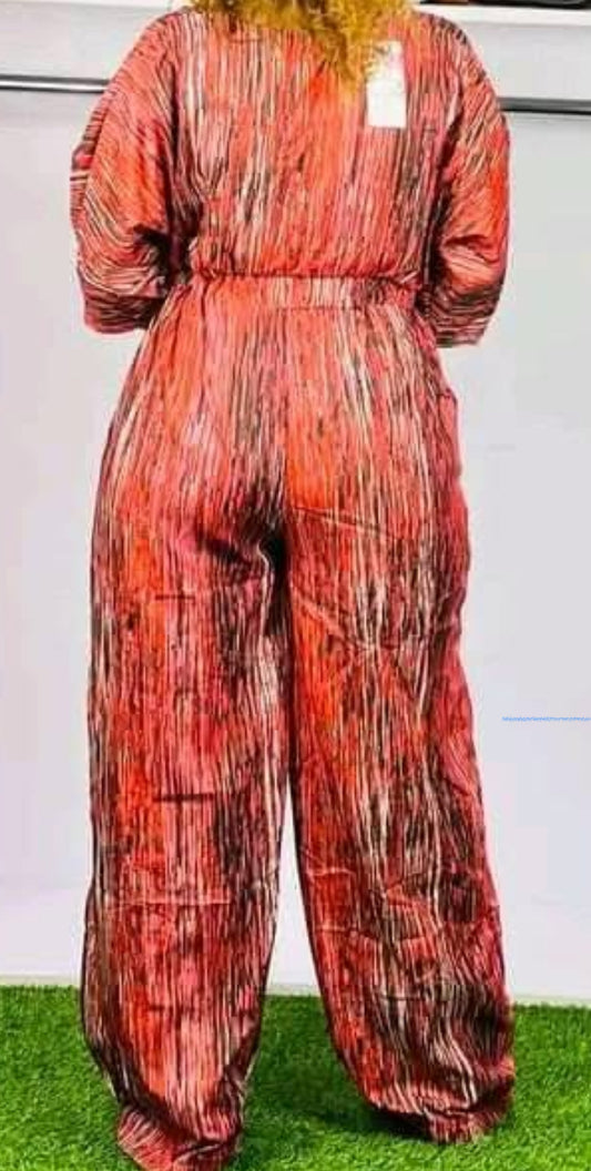 2 PCS Elegant Pleated Wide-Leg Two