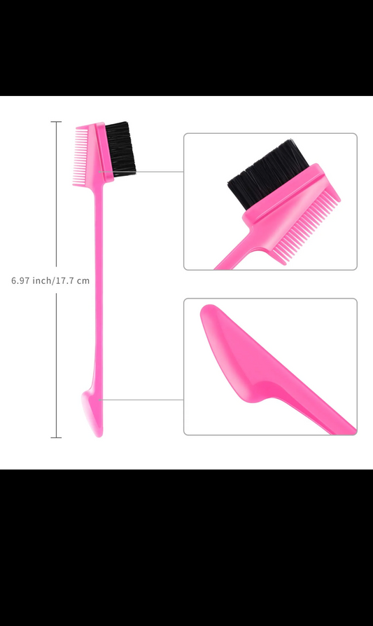 2pcs 3 in 1 Hair Edge Brush
