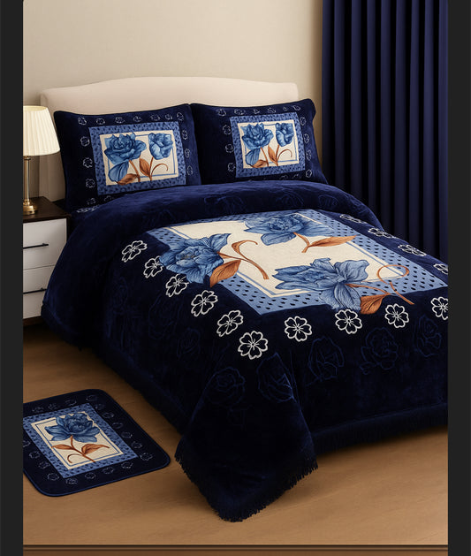 7pcs Luxurious Blanket Set