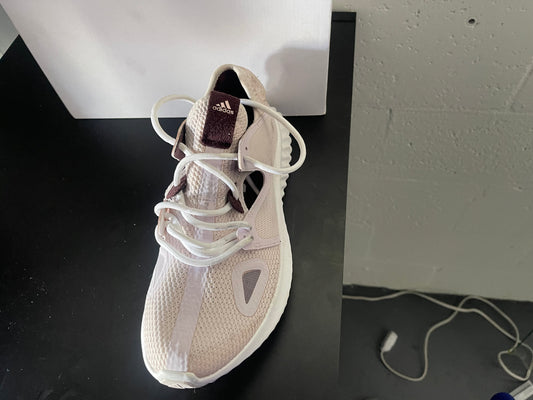Used Adidas Run Lux Clima running shoe in off-white.